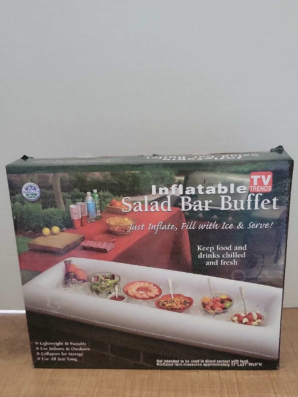 White Inflatable Salad Bar Buffet